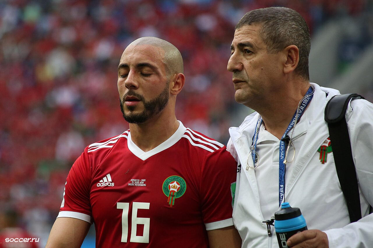 Nordin Amrabat 2 Nordin Amrabat representing Morocco against Iran